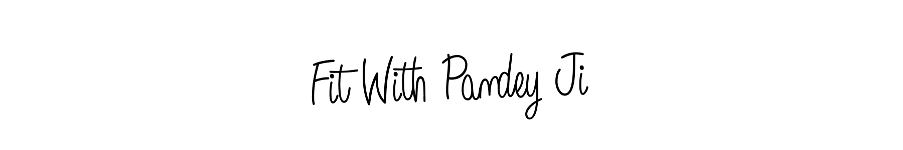 It looks lik you need a new signature style for name Fit With Pandey Ji. Design unique handwritten (Angelique-Rose-font-FFP) signature with our free signature maker in just a few clicks. Fit With Pandey Ji signature style 5 images and pictures png