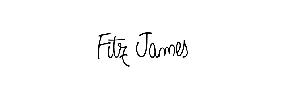 Use a signature maker to create a handwritten signature online. With this signature software, you can design (Angelique-Rose-font-FFP) your own signature for name Fitz James. Fitz James signature style 5 images and pictures png