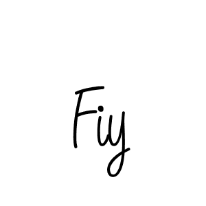 Make a beautiful signature design for name Fiy. With this signature (Angelique-Rose-font-FFP) style, you can create a handwritten signature for free. Fiy signature style 5 images and pictures png