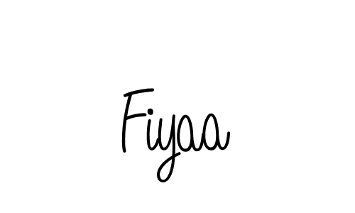 How to make Fiyaa name signature. Use Angelique-Rose-font-FFP style for creating short signs online. This is the latest handwritten sign. Fiyaa signature style 5 images and pictures png