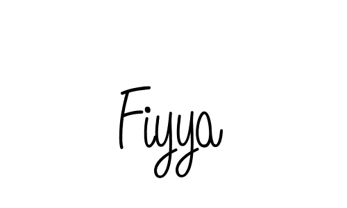 How to make Fiyya name signature. Use Angelique-Rose-font-FFP style for creating short signs online. This is the latest handwritten sign. Fiyya signature style 5 images and pictures png