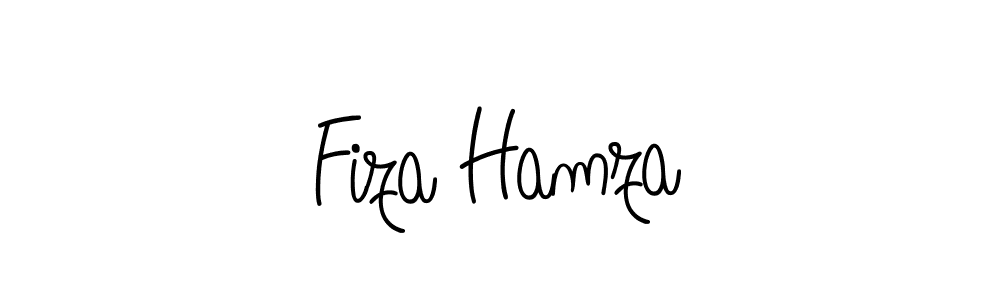 How to make Fiza Hamza signature? Angelique-Rose-font-FFP is a professional autograph style. Create handwritten signature for Fiza Hamza name. Fiza Hamza signature style 5 images and pictures png