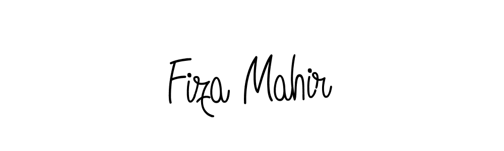 Fiza Mahir stylish signature style. Best Handwritten Sign (Angelique-Rose-font-FFP) for my name. Handwritten Signature Collection Ideas for my name Fiza Mahir. Fiza Mahir signature style 5 images and pictures png