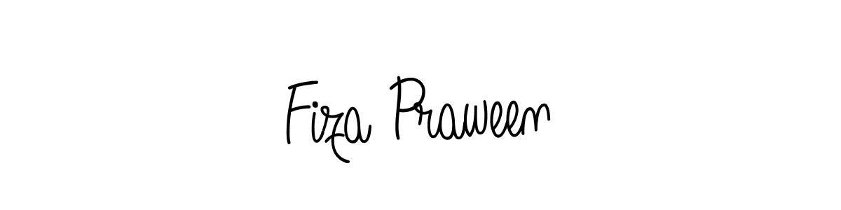 Best and Professional Signature Style for Fiza Praween. Angelique-Rose-font-FFP Best Signature Style Collection. Fiza Praween signature style 5 images and pictures png