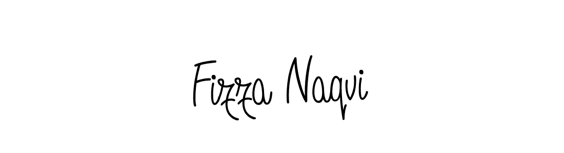Create a beautiful signature design for name Fizza Naqvi. With this signature (Angelique-Rose-font-FFP) fonts, you can make a handwritten signature for free. Fizza Naqvi signature style 5 images and pictures png
