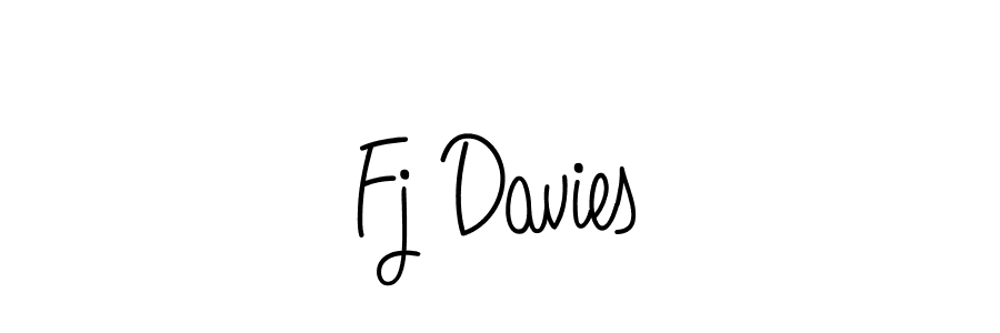 Also we have Fj Davies name is the best signature style. Create professional handwritten signature collection using Angelique-Rose-font-FFP autograph style. Fj Davies signature style 5 images and pictures png