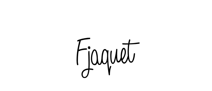 Make a beautiful signature design for name Fjaquet. Use this online signature maker to create a handwritten signature for free. Fjaquet signature style 5 images and pictures png