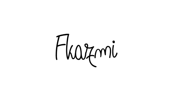 How to make Fkazmi signature? Angelique-Rose-font-FFP is a professional autograph style. Create handwritten signature for Fkazmi name. Fkazmi signature style 5 images and pictures png