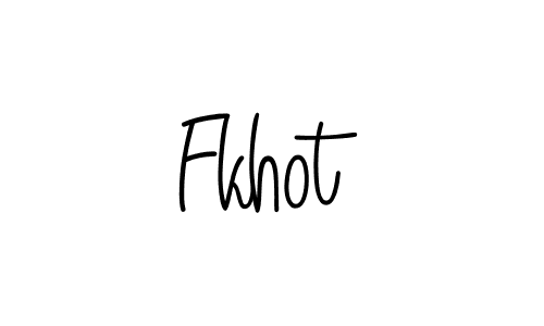 Also we have Fkhot name is the best signature style. Create professional handwritten signature collection using Angelique-Rose-font-FFP autograph style. Fkhot signature style 5 images and pictures png