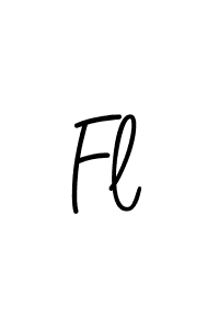 How to make Fl name signature. Use Angelique-Rose-font-FFP style for creating short signs online. This is the latest handwritten sign. Fl signature style 5 images and pictures png