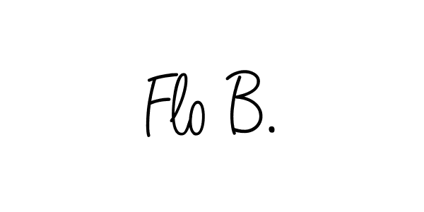 if you are searching for the best signature style for your name Flo B.. so please give up your signature search. here we have designed multiple signature styles  using Angelique-Rose-font-FFP. Flo B. signature style 5 images and pictures png