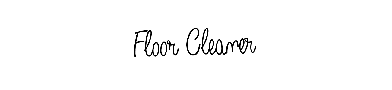 How to make Floor Cleaner name signature. Use Angelique-Rose-font-FFP style for creating short signs online. This is the latest handwritten sign. Floor Cleaner signature style 5 images and pictures png