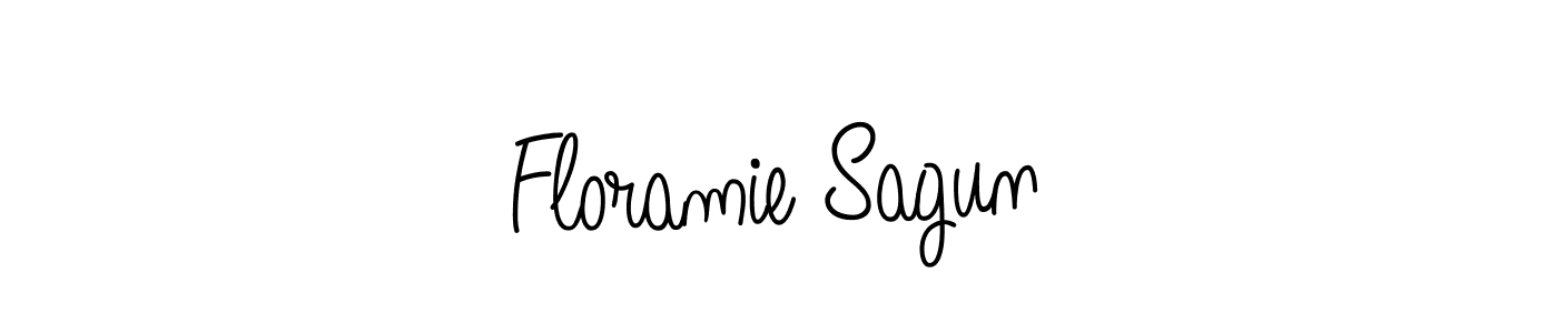 How to make Floramie Sagun signature? Angelique-Rose-font-FFP is a professional autograph style. Create handwritten signature for Floramie Sagun name. Floramie Sagun signature style 5 images and pictures png