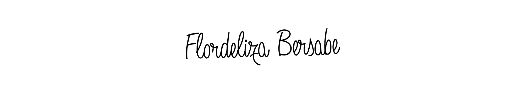 Similarly Angelique-Rose-font-FFP is the best handwritten signature design. Signature creator online .You can use it as an online autograph creator for name Flordeliza Bersabe. Flordeliza Bersabe signature style 5 images and pictures png