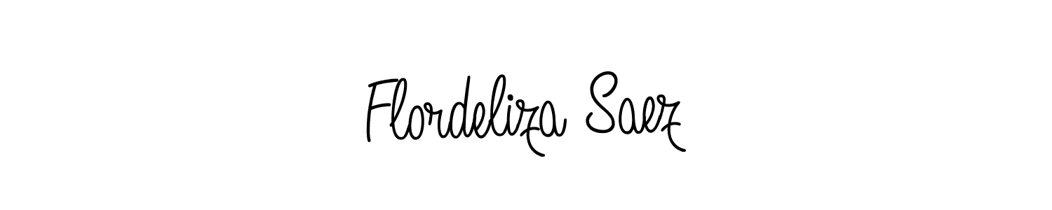 Also we have Flordeliza Saez name is the best signature style. Create professional handwritten signature collection using Angelique-Rose-font-FFP autograph style. Flordeliza Saez signature style 5 images and pictures png
