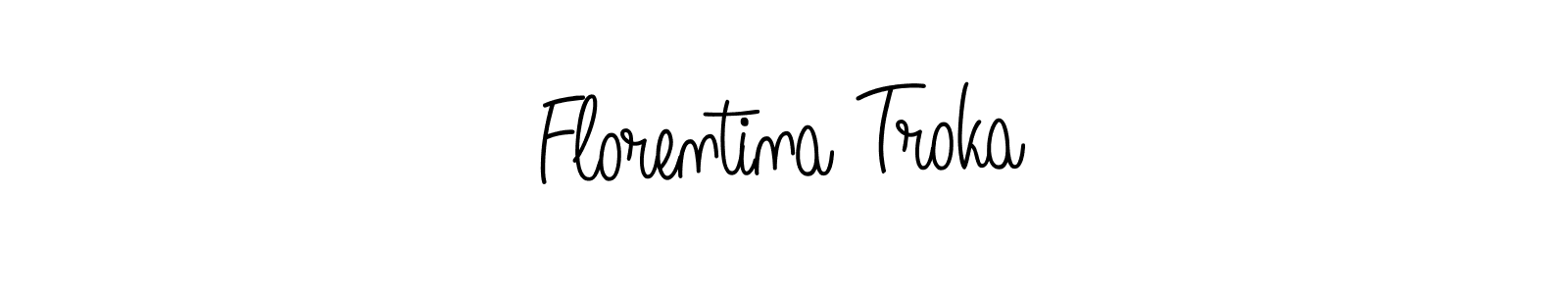Also You can easily find your signature by using the search form. We will create Florentina Troka name handwritten signature images for you free of cost using Angelique-Rose-font-FFP sign style. Florentina Troka signature style 5 images and pictures png