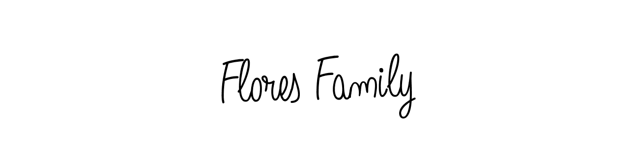 How to make Flores Family signature? Angelique-Rose-font-FFP is a professional autograph style. Create handwritten signature for Flores Family name. Flores Family signature style 5 images and pictures png
