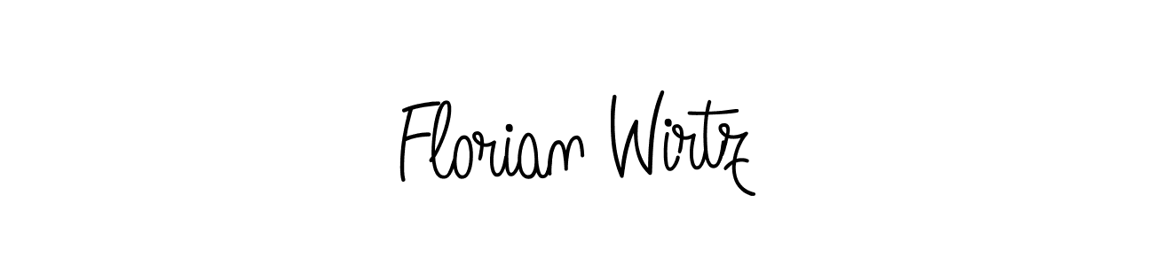 You should practise on your own different ways (Angelique-Rose-font-FFP) to write your name (Florian Wirtz) in signature. don't let someone else do it for you. Florian Wirtz signature style 5 images and pictures png