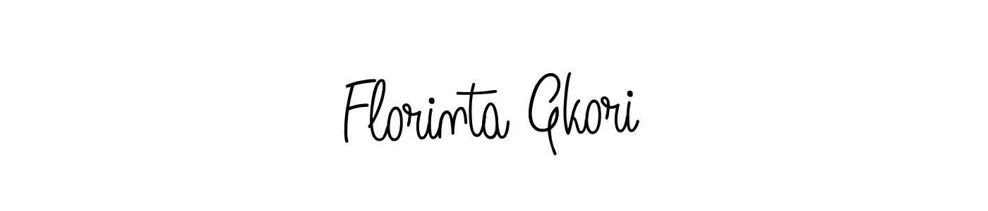 Best and Professional Signature Style for Florinta Gkori. Angelique-Rose-font-FFP Best Signature Style Collection. Florinta Gkori signature style 5 images and pictures png