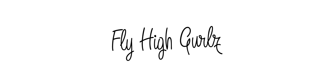 Also we have Fly High Gurlz name is the best signature style. Create professional handwritten signature collection using Angelique-Rose-font-FFP autograph style. Fly High Gurlz signature style 5 images and pictures png