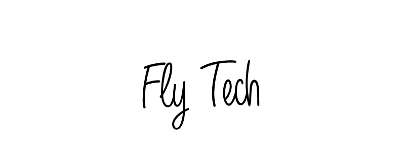 Fly Tech stylish signature style. Best Handwritten Sign (Angelique-Rose-font-FFP) for my name. Handwritten Signature Collection Ideas for my name Fly Tech. Fly Tech signature style 5 images and pictures png