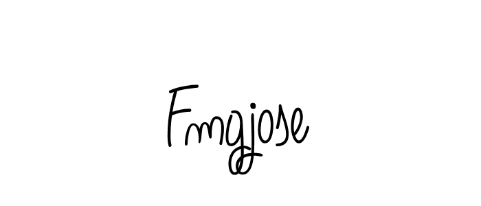 You should practise on your own different ways (Angelique-Rose-font-FFP) to write your name (Fmgjose) in signature. don't let someone else do it for you. Fmgjose signature style 5 images and pictures png