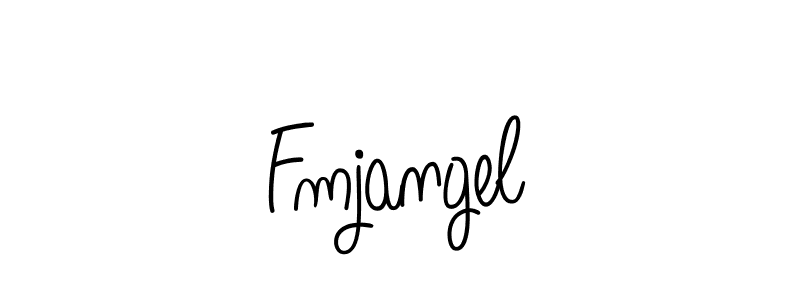 Use a signature maker to create a handwritten signature online. With this signature software, you can design (Angelique-Rose-font-FFP) your own signature for name Fmjangel. Fmjangel signature style 5 images and pictures png