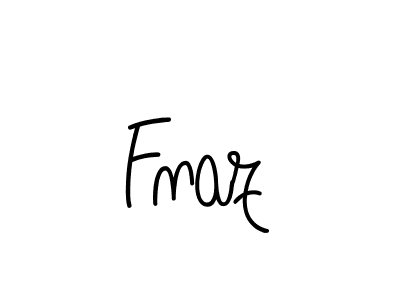 How to make Fnaz name signature. Use Angelique-Rose-font-FFP style for creating short signs online. This is the latest handwritten sign. Fnaz signature style 5 images and pictures png