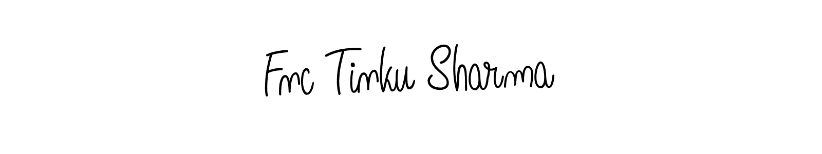 It looks lik you need a new signature style for name Fnc Tinku Sharma. Design unique handwritten (Angelique-Rose-font-FFP) signature with our free signature maker in just a few clicks. Fnc Tinku Sharma signature style 5 images and pictures png