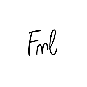 Create a beautiful signature design for name Fnl. With this signature (Angelique-Rose-font-FFP) fonts, you can make a handwritten signature for free. Fnl signature style 5 images and pictures png