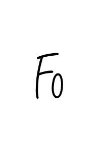 Also we have Fo name is the best signature style. Create professional handwritten signature collection using Angelique-Rose-font-FFP autograph style. Fo signature style 5 images and pictures png