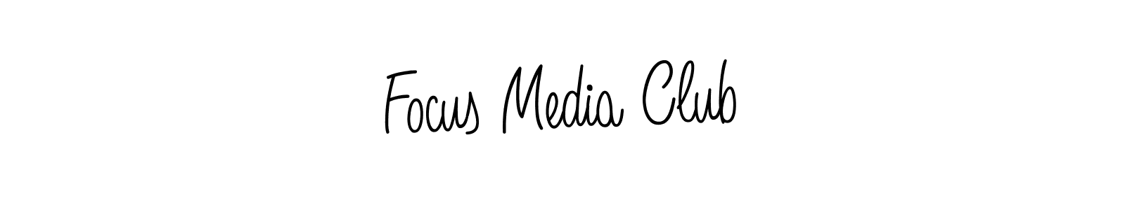 Best and Professional Signature Style for Focus Media Club. Angelique-Rose-font-FFP Best Signature Style Collection. Focus Media Club signature style 5 images and pictures png