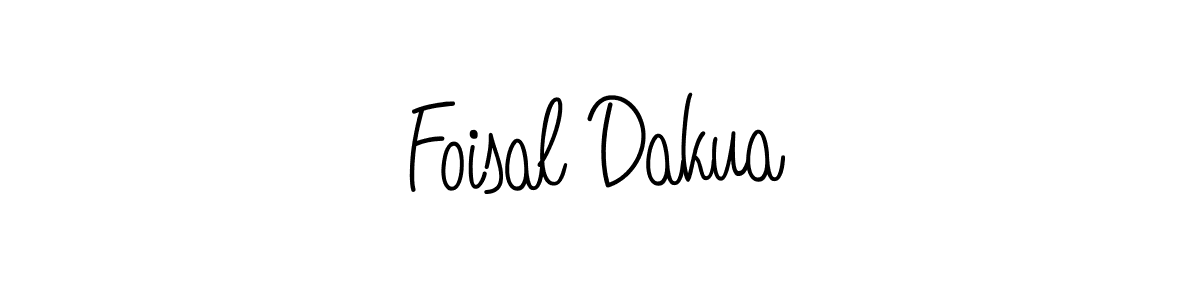 Make a beautiful signature design for name Foisal Dakua. With this signature (Angelique-Rose-font-FFP) style, you can create a handwritten signature for free. Foisal Dakua signature style 5 images and pictures png