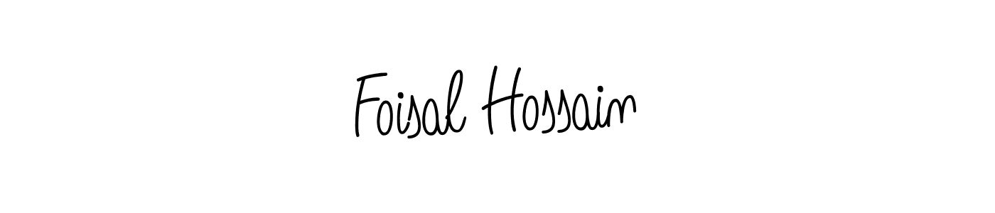 How to make Foisal Hossain name signature. Use Angelique-Rose-font-FFP style for creating short signs online. This is the latest handwritten sign. Foisal Hossain signature style 5 images and pictures png