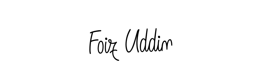 Make a beautiful signature design for name Foiz Uddin. With this signature (Angelique-Rose-font-FFP) style, you can create a handwritten signature for free. Foiz Uddin signature style 5 images and pictures png