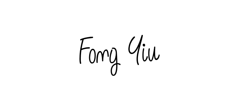 Fong Yiu stylish signature style. Best Handwritten Sign (Angelique-Rose-font-FFP) for my name. Handwritten Signature Collection Ideas for my name Fong Yiu. Fong Yiu signature style 5 images and pictures png