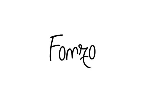 Create a beautiful signature design for name Fonzo. With this signature (Angelique-Rose-font-FFP) fonts, you can make a handwritten signature for free. Fonzo signature style 5 images and pictures png