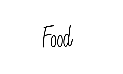 Food  stylish signature style. Best Handwritten Sign (Angelique-Rose-font-FFP) for my name. Handwritten Signature Collection Ideas for my name Food . Food  signature style 5 images and pictures png