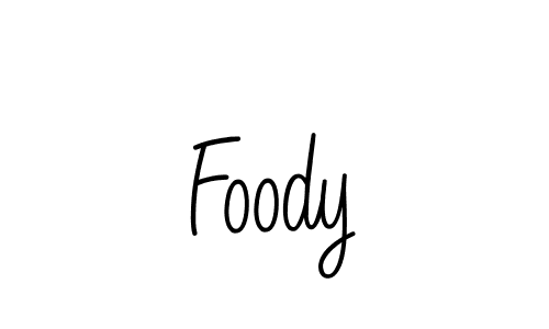 How to make Foody name signature. Use Angelique-Rose-font-FFP style for creating short signs online. This is the latest handwritten sign. Foody signature style 5 images and pictures png