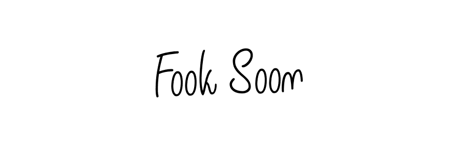 Angelique-Rose-font-FFP is a professional signature style that is perfect for those who want to add a touch of class to their signature. It is also a great choice for those who want to make their signature more unique. Get Fook Soon name to fancy signature for free. Fook Soon signature style 5 images and pictures png