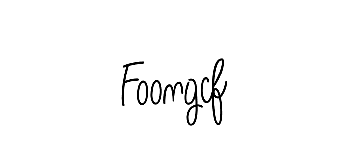 How to make Foongcf name signature. Use Angelique-Rose-font-FFP style for creating short signs online. This is the latest handwritten sign. Foongcf signature style 5 images and pictures png