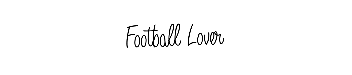 Use a signature maker to create a handwritten signature online. With this signature software, you can design (Angelique-Rose-font-FFP) your own signature for name Football Lover. Football Lover signature style 5 images and pictures png