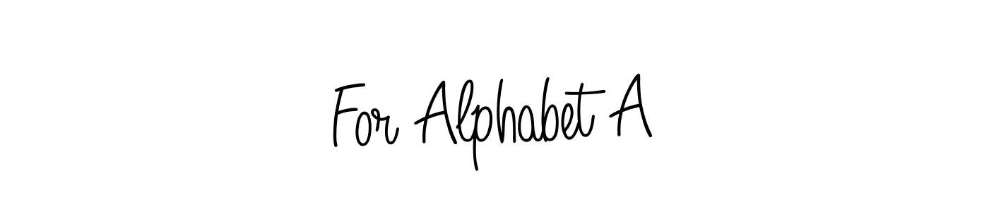 The best way (Angelique-Rose-font-FFP) to make a short signature is to pick only two or three words in your name. The name For Alphabet A include a total of six letters. For converting this name. For Alphabet A signature style 5 images and pictures png