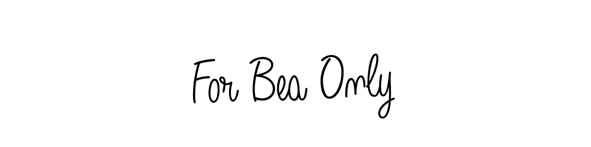 The best way (Angelique-Rose-font-FFP) to make a short signature is to pick only two or three words in your name. The name For Bea Only include a total of six letters. For converting this name. For Bea Only signature style 5 images and pictures png