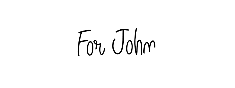 Create a beautiful signature design for name For John. With this signature (Angelique-Rose-font-FFP) fonts, you can make a handwritten signature for free. For John signature style 5 images and pictures png