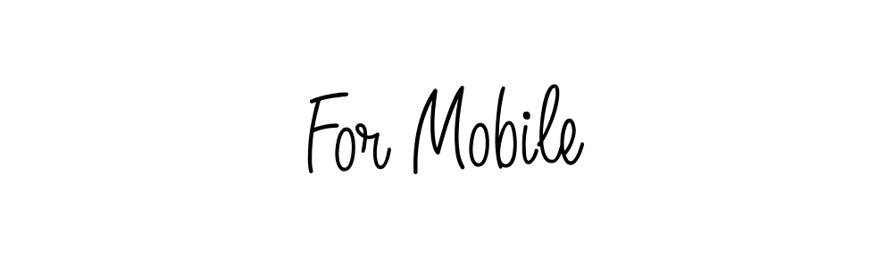 For Mobile stylish signature style. Best Handwritten Sign (Angelique-Rose-font-FFP) for my name. Handwritten Signature Collection Ideas for my name For Mobile. For Mobile signature style 5 images and pictures png