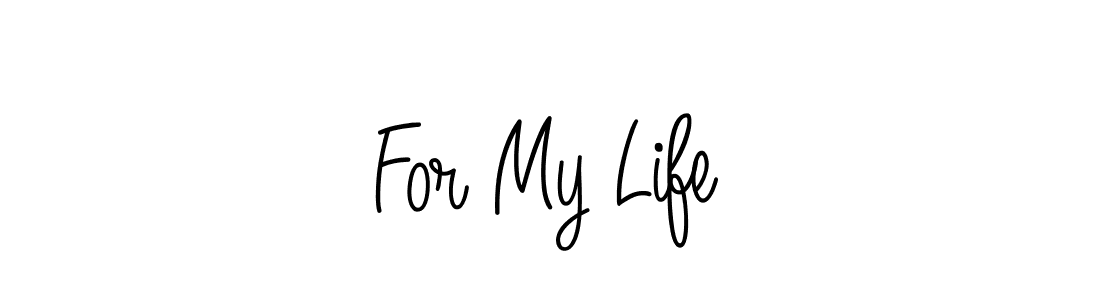 Similarly Angelique-Rose-font-FFP is the best handwritten signature design. Signature creator online .You can use it as an online autograph creator for name For My Life. For My Life signature style 5 images and pictures png