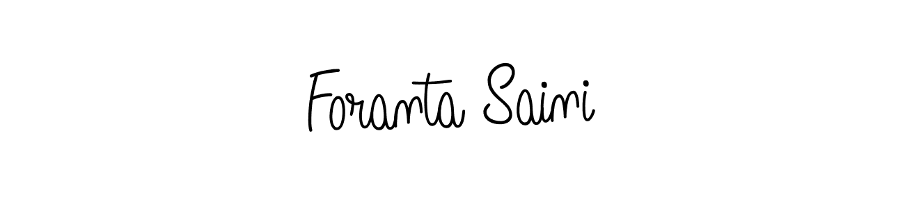 if you are searching for the best signature style for your name Foranta Saini. so please give up your signature search. here we have designed multiple signature styles  using Angelique-Rose-font-FFP. Foranta Saini signature style 5 images and pictures png