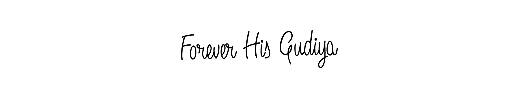 Create a beautiful signature design for name Forever His Gudiya. With this signature (Angelique-Rose-font-FFP) fonts, you can make a handwritten signature for free. Forever His Gudiya signature style 5 images and pictures png