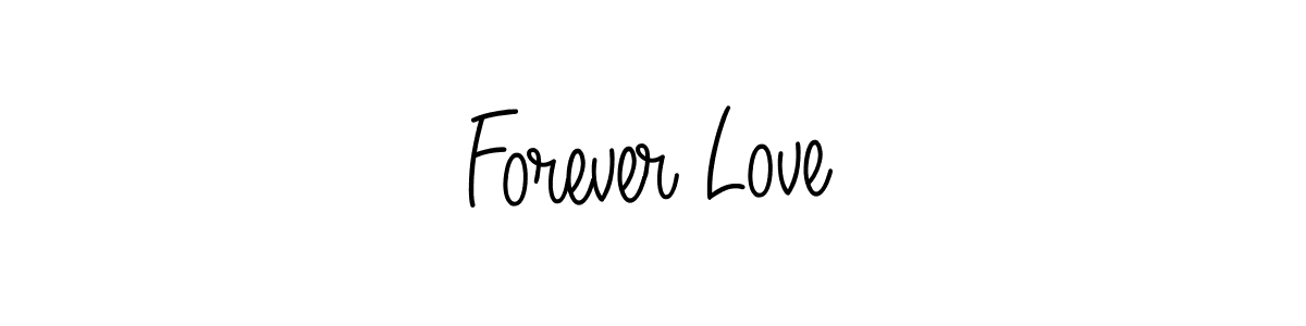 Design your own signature with our free online signature maker. With this signature software, you can create a handwritten (Angelique-Rose-font-FFP) signature for name Forever Love. Forever Love signature style 5 images and pictures png